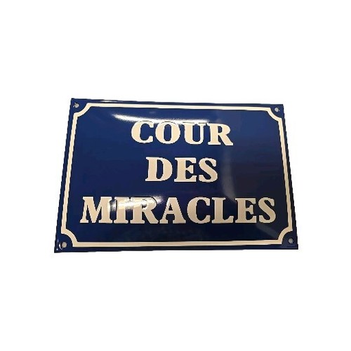 Plaque rue tôle - rue,
