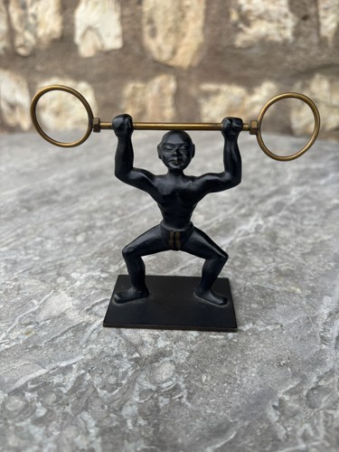 Haltérophile bronze de - haltérophile, en