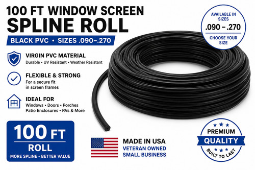 Window screen spline - window,