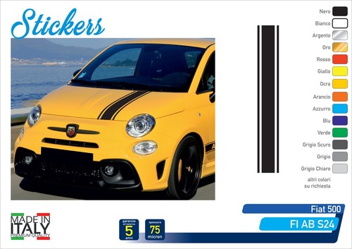 Bandes adhésives capot - capot, fiat