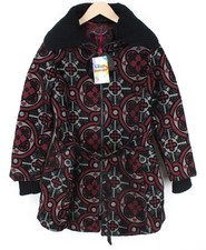 Manteau Jacquard Designer Rouge Mélange DESIGUAL Sagitario Femme EU38