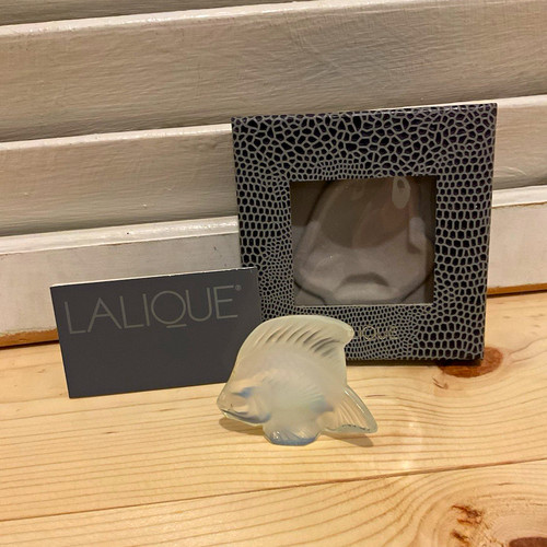 Lalique cachet poisson opale - lalique,