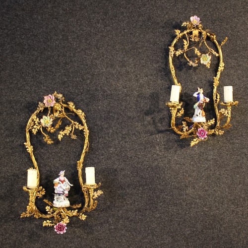 Paire appliques luminaires - d'appliques,