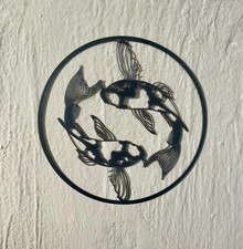 Déco Murale Koi Noir 20 cm |