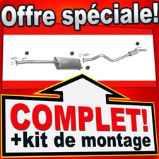 Échappement pour TOYOTA HIACE IV 2.4 8V Bus / Van 08.1995-04.1998 Silencieux