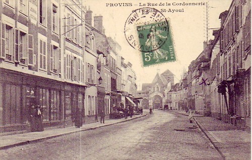 Cpa brie provins rue - provins, la