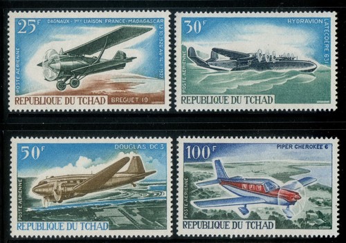 Chad 1967 mnh air - chad,