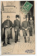  MILITARY THEME - WAR Belgium BELGE ARMY under officer brigadier rider