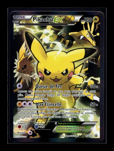 Carte pokémon pikachu - carte, ex