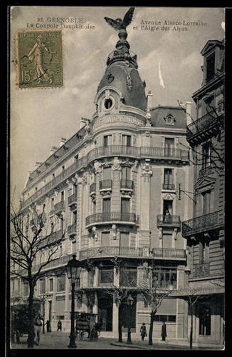 Cpa grenoble avenue - grenoble,,