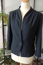 veste de tailleur noire :: vintage :: charles maudret :: 42 :: hiver