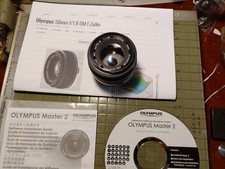 Olympus Zuiko 50 MM 1.8 Lense & Master 2 Software
