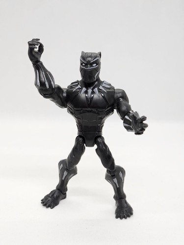Black panther figurine marvel - black, figurine,