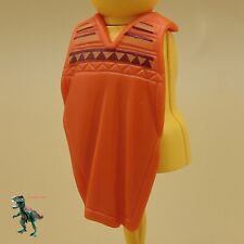 Playmobil poncho orange-vêtements mexicains-bandit-cow-boy-mariachi #western#