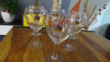 BELGIUM BEER LOT 6 LARGE GLASS LEFFE 50 CL BELGIUM BEER ABBEY NO SIGN