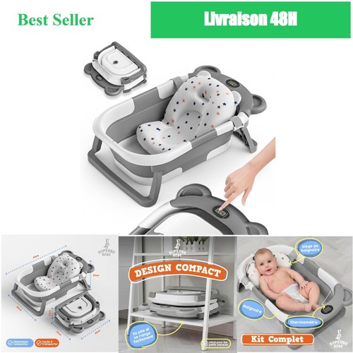Baignoire bébé pliable xxl - bébé,