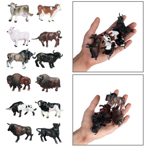 Bovins figurine enfants - 4x,