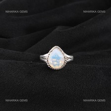 Bague Solitaire Artisanale 925