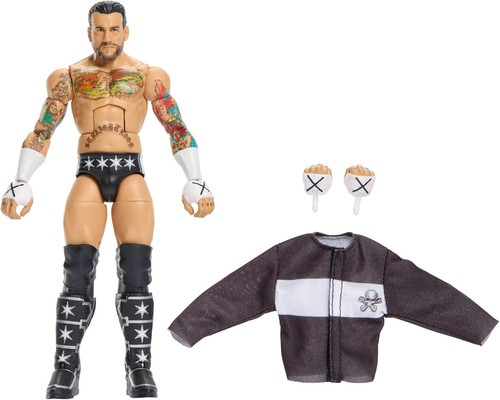 Wwe elite figurine punk - elite,