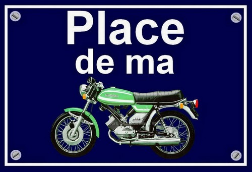 Plaque place de ma - plaque, "