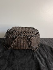ANCIEN PETIT PANIER ROTIN