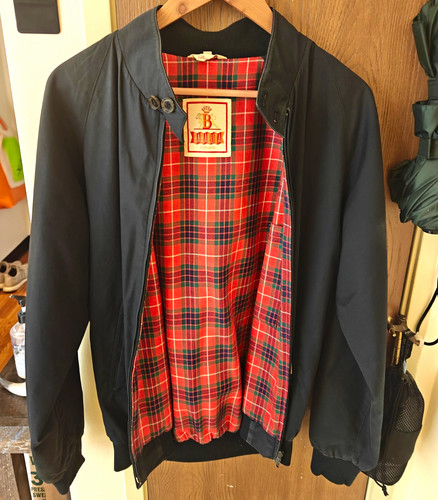 Baracuta men blue harrington - baracuta, men's