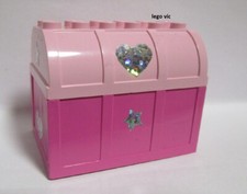 LEGO 4237+ 4238 Container Dark Pink Trunk Box Rose du Belville 5801 MOC