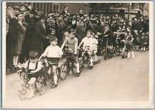 1937 Bicycles Children's Cars Scooters Blessing in St Christophe de Bleach