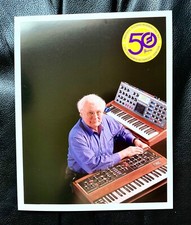 Bob Moog photo with vintage