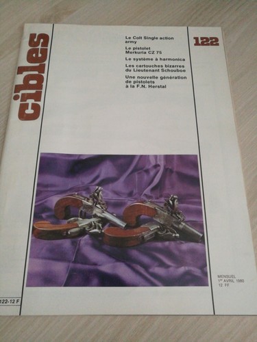 Armes cibles 122 colt - 122, single