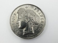 Médaille bronze argenté