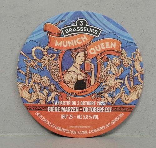 Sous bock bière brasseurs - bière,