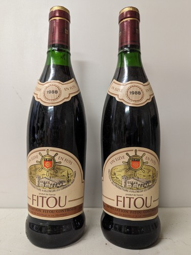 Lot fitou 1988 cave - fitou,