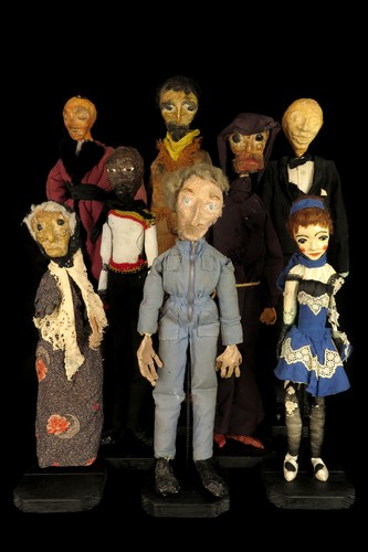 Ancien lot marionnettes en - ancien,