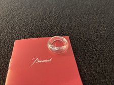 Baccarat Crystal Clear Rush Ring Size 48