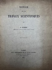 Notice sur les Travaux