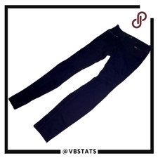 Athleta Women's Stretch Zip Pockets Ponte Moto Skinny Pants Navy Blue Size 6T