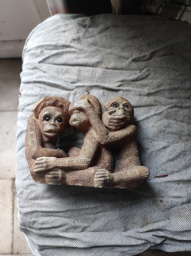 Statuette les singes la - statuette, 3