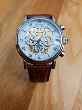 Ingersoll Gandhi Skeleton Motion Automatic Watch IN2700 Limited Addition Germany