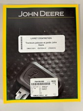 John Deere LIVRET D'ENTRETIEN Tracteurs pelouse et jardin OMUC13011 H7 N-3