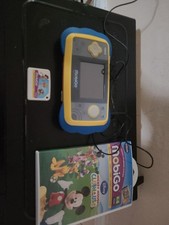  Vtech Mobigo Touch Learning System Blue/Yellow with 2 Games Reqd Discription 