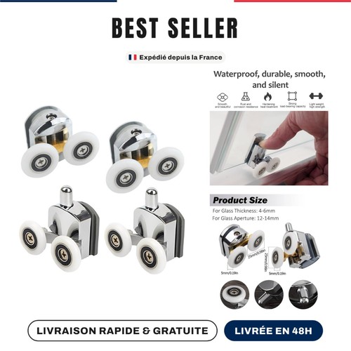 Weddhuis roulettes porte - porte, de