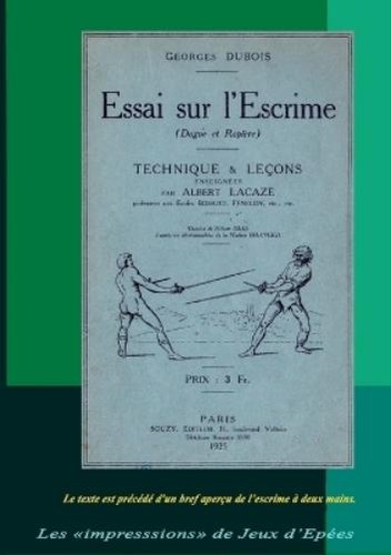 Dubois georges essai sur - dubois,