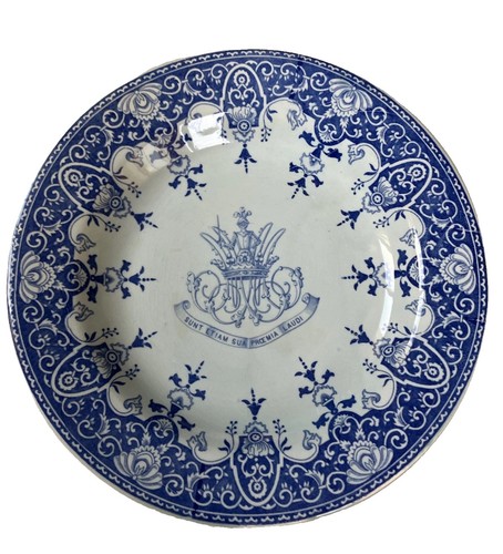 Assiette ancienne faïence - assiette,