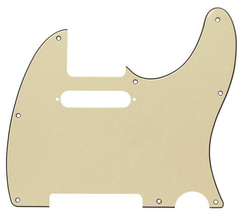 New pickguard telecaster cream - new,
