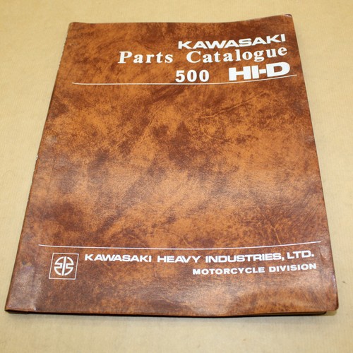 Parts list kawasaki 500 - list,