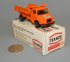 Majorette Promo Texaco 1980 : Camion Scania Benne (Version pour la Belgique)