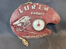Ancien thermomètre publicitaire machines LUREM 1950's menuiserie vintage