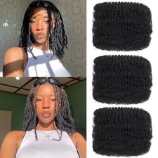 Xtrend Afro Kinky Curly Braiding Bulk Women Hair For Spring Twist Hair 8 Inch