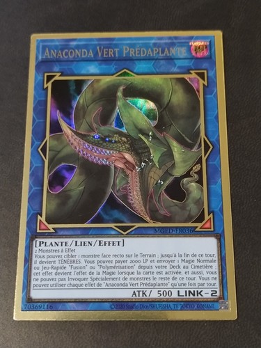 Anaconda vert - yu-gi-oh,